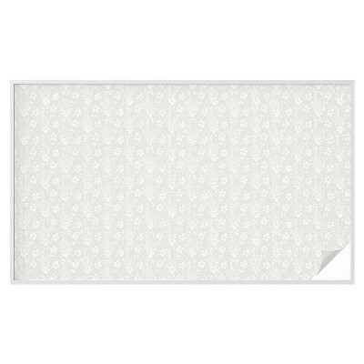 Colored window film stained glass Subtle flowers