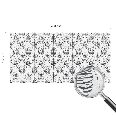 Colored window film stained glass Leafy elegance