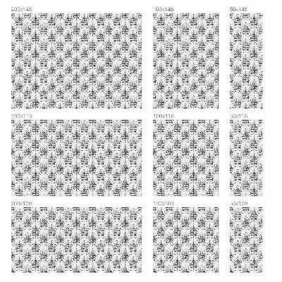 Colored window film stained glass Leafy elegance