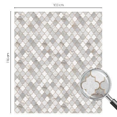 Frosted glass film stained glass effect Geometric mosaic