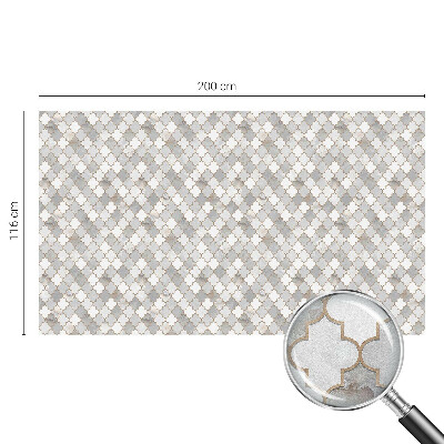 Frosted glass film stained glass effect Geometric mosaic