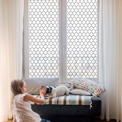Patterned window film Geometric pattern