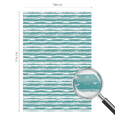 Frosted glass film stained glass effect Green stripes