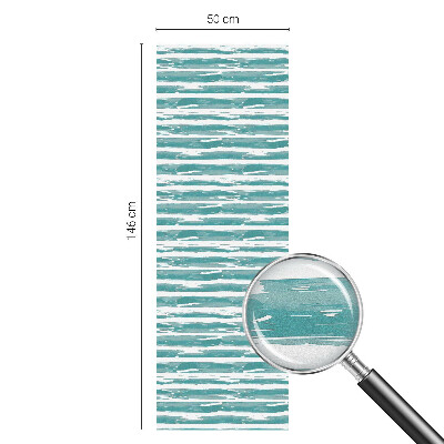 Frosted glass film stained glass effect Green stripes