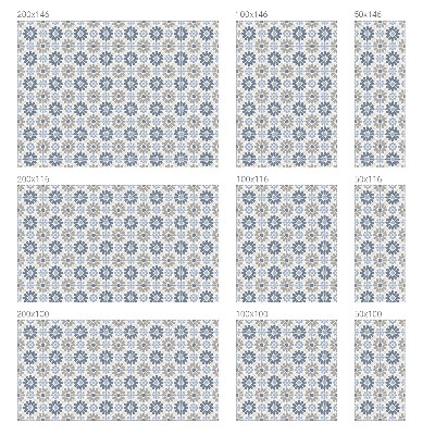 Privacy window film Floral mosaic