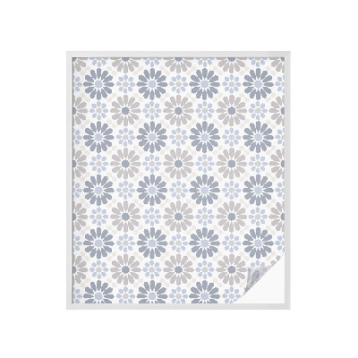 Privacy window film Floral mosaic