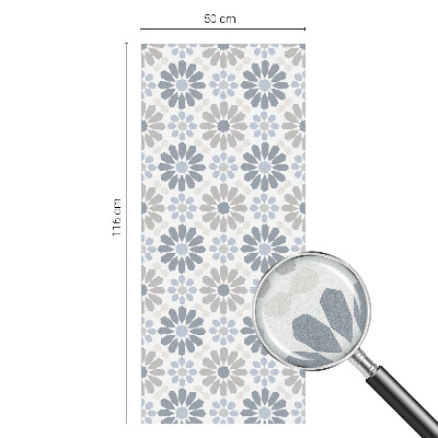 Privacy window film Floral mosaic