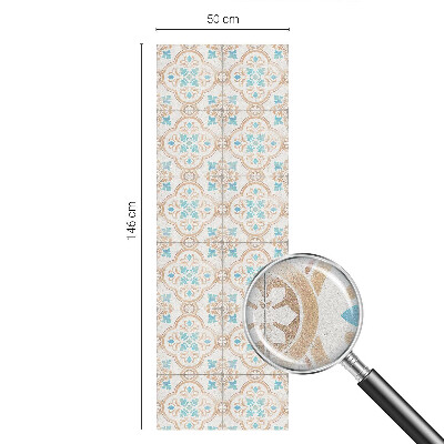 Colored window film stained glass Rustic tiles