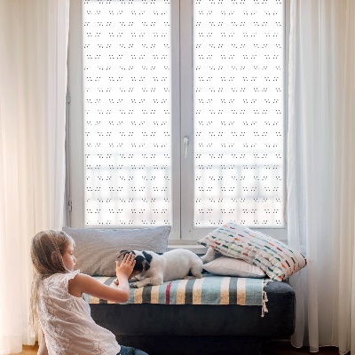 Patterned window film Dot pattern