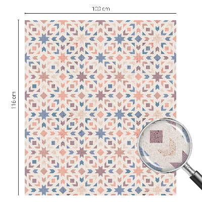 Opaque window film stained glass style Colorful patterns