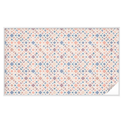 Opaque window film stained glass style Colorful patterns