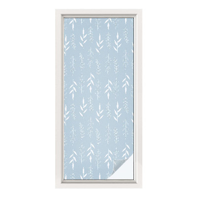 Privacy window film Plant pattern