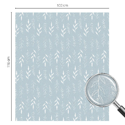 Privacy window film Plant pattern