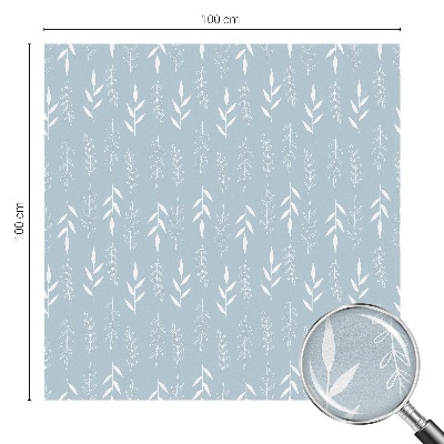 Privacy window film Plant pattern