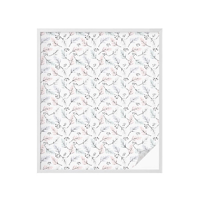 Colored window film stained glass Plant leaves