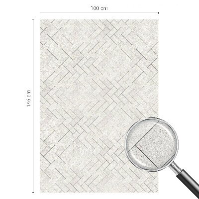 Privacy window film Herringbone motif