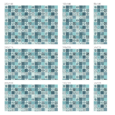 Opaque window film stained glass style Boho tiles