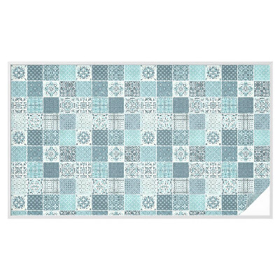 Opaque window film stained glass style Boho tiles