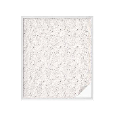 Opaque window film stained glass style Elegant leaves