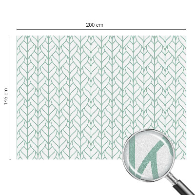 Frosted glass film stained glass effect Plant symmetry