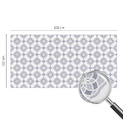 Patterned window film Floral rhombuses