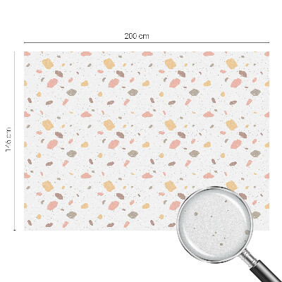 Patterned window film Abstract terrazzo