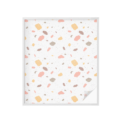 Patterned window film Abstract terrazzo