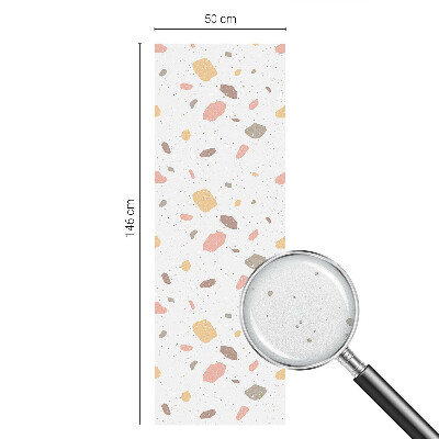 Patterned window film Abstract terrazzo