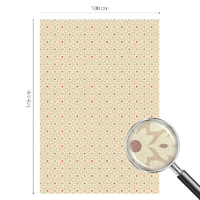 Opaque window film stained glass style Floral patterns