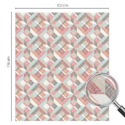 Patterned window film Geometric rhombuses