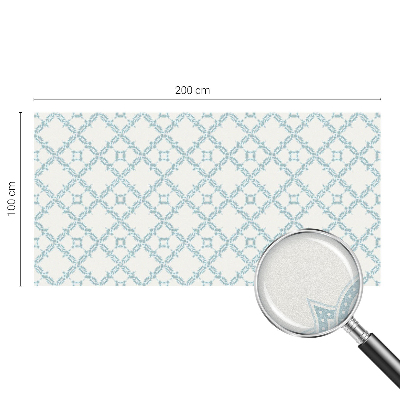 Privacy window film Blue geometry