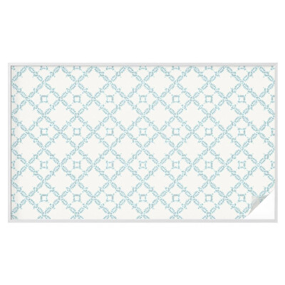 Privacy window film Blue geometry