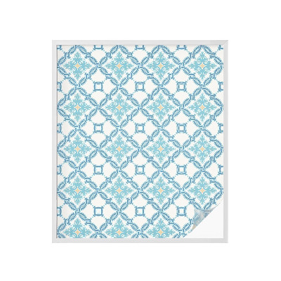 Opaque window film stained glass style Classical symmetry