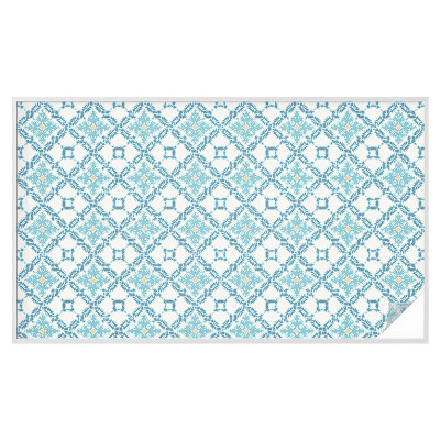 Opaque window film stained glass style Classical symmetry