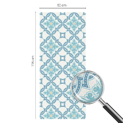 Opaque window film stained glass style Classical symmetry