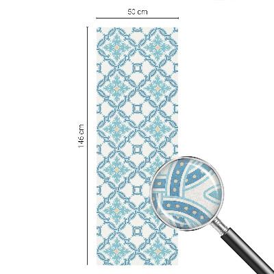 Opaque window film stained glass style Classical symmetry