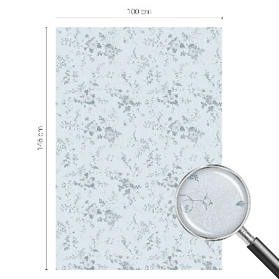 Patterned window film Subtle flowers