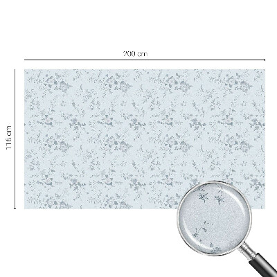 Patterned window film Subtle flowers