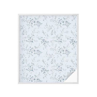 Patterned window film Subtle flowers