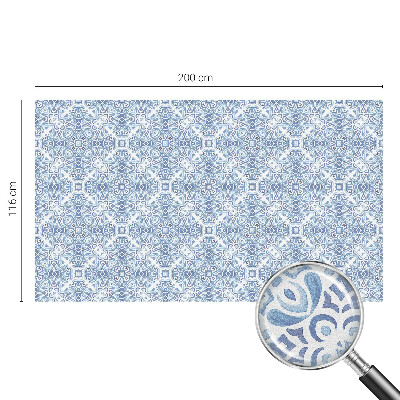 Privacy window film Blue tiles