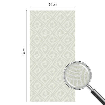 Colored window film stained glass Curvy lines