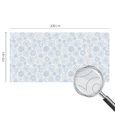 Frosted glass film stained glass effect Spiral patterns