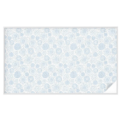 Frosted glass film stained glass effect Spiral patterns