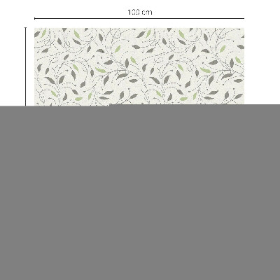 Colored window film stained glass Leaves of shoots