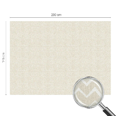 Privacy window film Beige zigzag