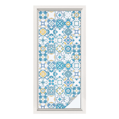 Frosted glass film stained glass effect Mosaic patterns