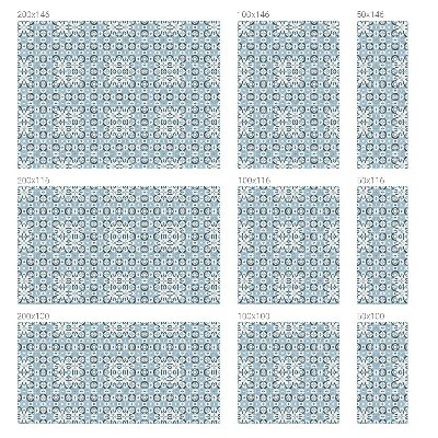 Privacy window film Geometric patterns