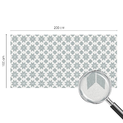 Colored window film stained glass Geometric stars