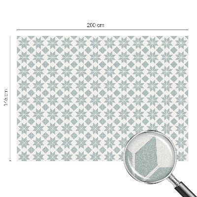 Colored window film stained glass Geometric stars