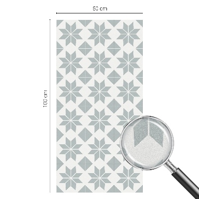 Colored window film stained glass Geometric stars